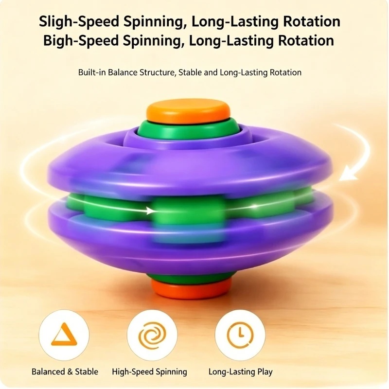 Novelty Gifts - 1PCS Transformeerbare Fidget Spinner Bal Druk