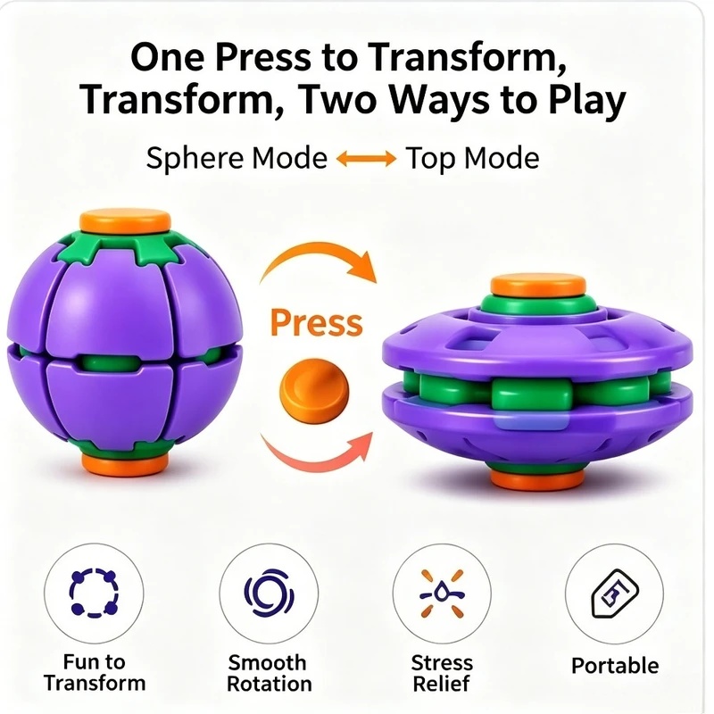 1PCS Transformeerbare Fidget S - Novelty Gifts recensie en prijs