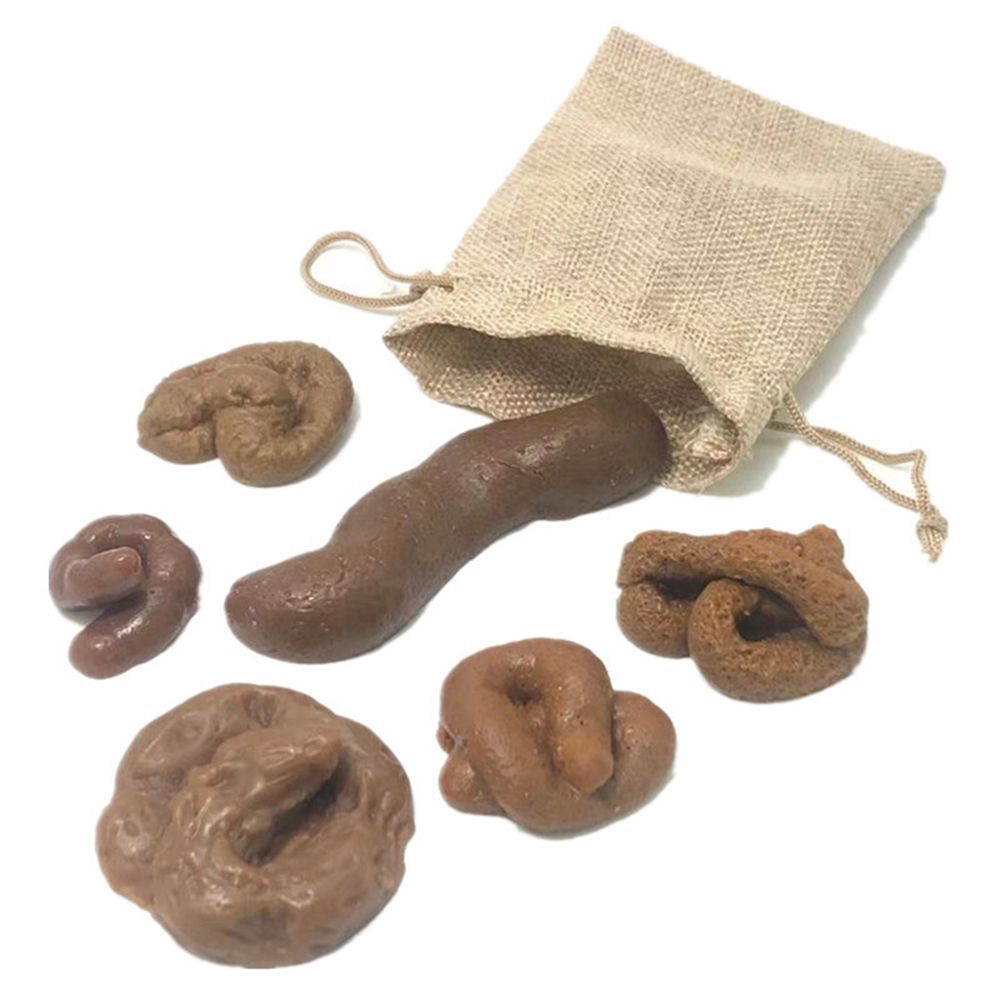 6 Stuks Joke Gadget Squish Foo - Fake Poop Gag Gift recensie en prijs