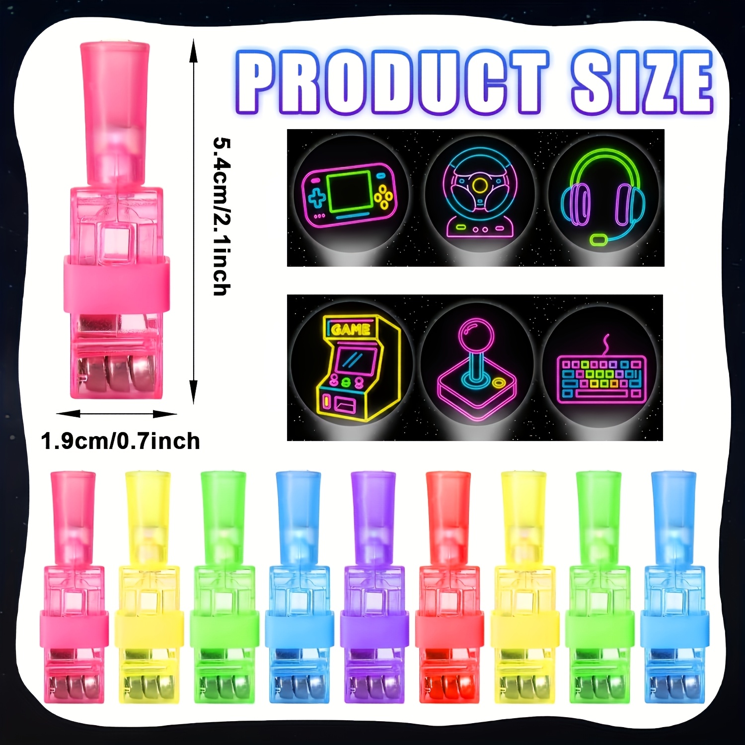 36 stuks LED-vingerlampjes, vi - Glow In The Dark Party Glasses recensie en prijs
