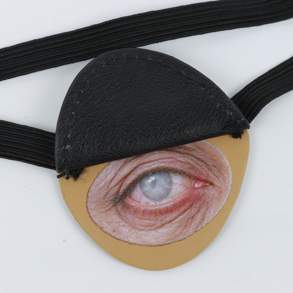Zwarte piraten-ooglap van kuns - Costumes recensie en prijs